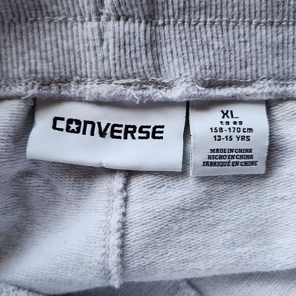 Converse Gray Girls Shorts Size XL - Picture 4 of 5